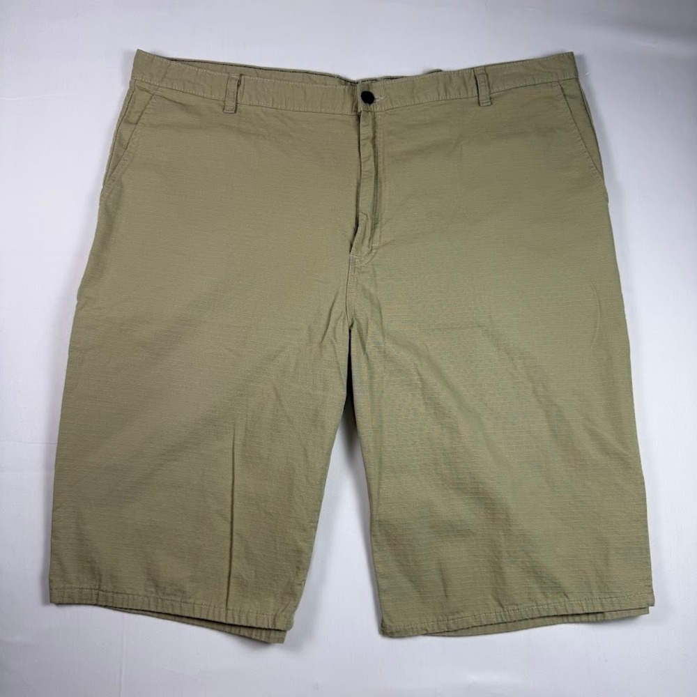 Dickies Mens Size 44 Khaki Ripstop Cargo Utility Shorts Tan Workwear